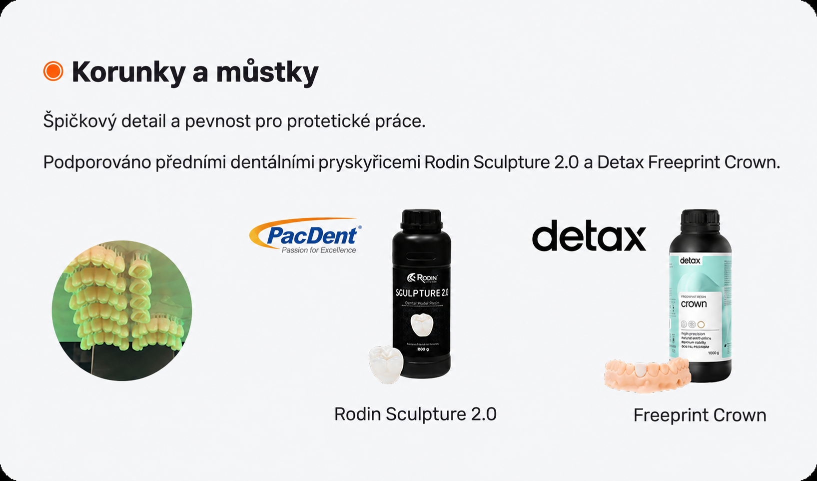 Korunky a můstky