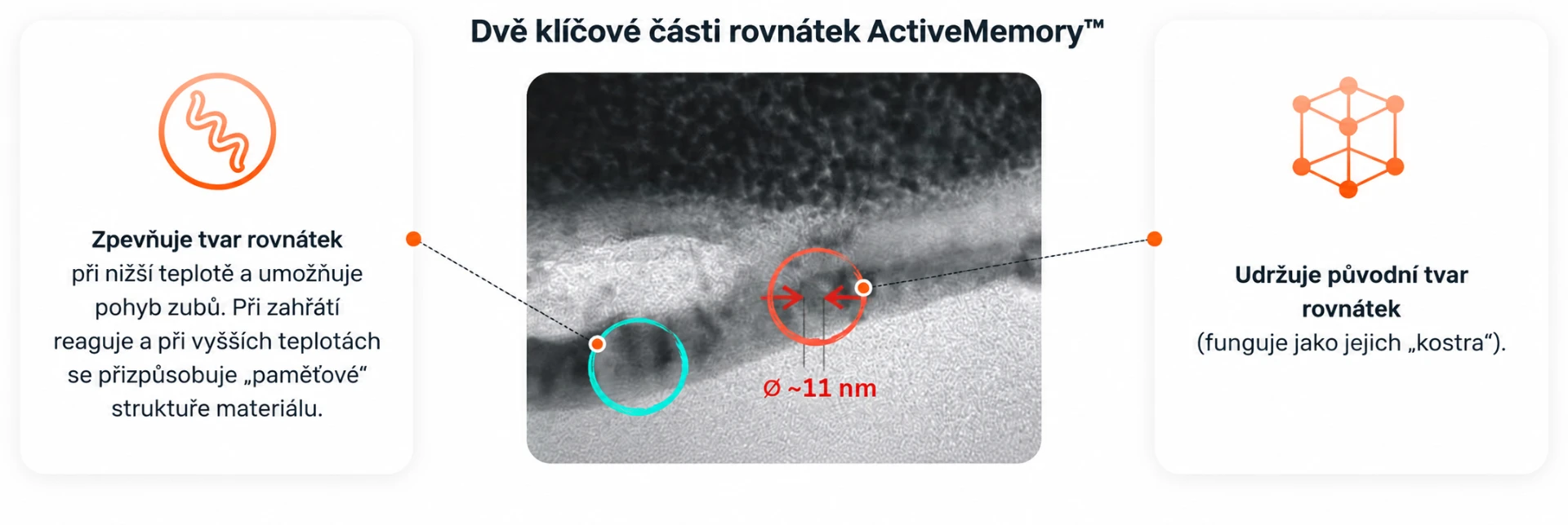 Dvě klíčové části aligneru ActiveMemory™